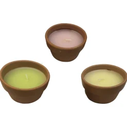 Decoris Citronella Kaars - Branders - 9.4 cm Assorti 1 stuk