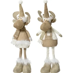 Decoris Hert - Decoratie - 14x12x50.0 cm Beige