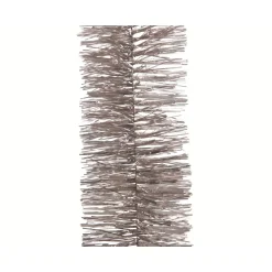 Decoris Kerstslinger Lametta - Kerstboomversiering - Ø7x270 cm Roze