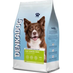 Denkadog Pup Junior Croc Rund&Kip&Vis - Hondenvoer