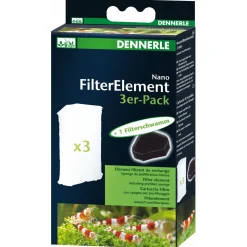 Dennerle Nano Clean Vervangingsfilter - Filter - 3 stuks