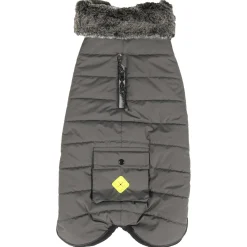 Dgs Hemlock Puffy Jas - Hondenkleding - 46 cm Grijs