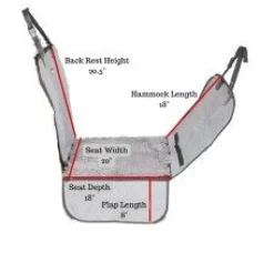 Dgs Honden Autostoelhoes Zwart - Hondenautoaccessoire