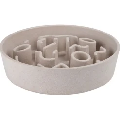 District 70 Bamboo Slowfeeder Beige - Hondenvoerbak