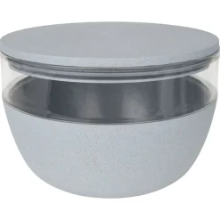 District 70 Bamboo Voorraadpot Met Antislipbodem - Hondenvoerbewaarbak - Ø18 cm 2250 ml Lichtblauw