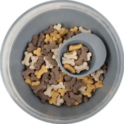 District 70 Bamboo Voorraadpot Met Antislipbodem - Hondenvoerbewaarbak - Ø18 cm 2250 ml Lichtblauw