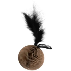 District 70 Glory Display Box Speelbal A - Kattenspeelgoed - Ø7.5 cm Natural