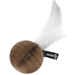 District 70 Glory Display Box Speelbal A - Kattenspeelgoed - Ø7.5 cm Natural