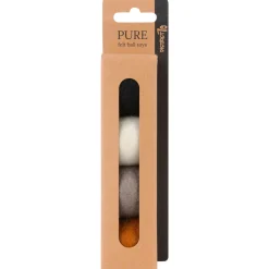 District 70 Pure Felt Ball Toys - Kattenspeelgoed - Ø3.5 cm Assorti 4 stuks
