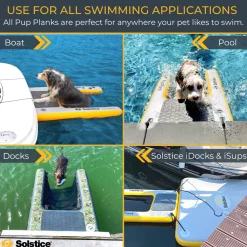 Dog-Aboard Pupplank - Hondenloopplank - Geel S