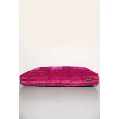 Dogguo Check Bed Paars&Rood - Hondenmatras