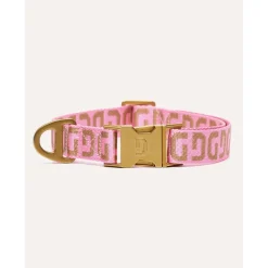Dogguo Collar - Hondenhalsband - 28-40 cm Pink Mokka S