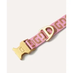 Dogguo Collar - Hondenhalsband - 28-40 cm Pink Mokka S