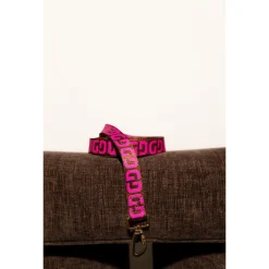 Dogguo Dg Leash Bruin&Pink - Hondenriem