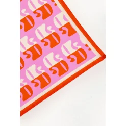 Dogguo Dl-Bandana - Hondenkleding - 55x55 cm Oranje Pink Beige Voor Honden