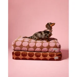 Dogguo Dot Bed - Hondenmatras - 85x55x15 cm Mokka Bruin M
