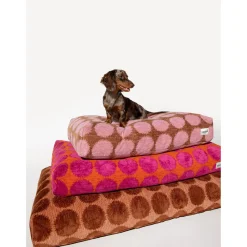 Dogguo Dot Bed - Hondenmatras - 85x55x15 cm Mokka Bruin M