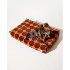 Dogguo Dot Bed - Hondenmatras - 85x55x15 cm Mokka Bruin M