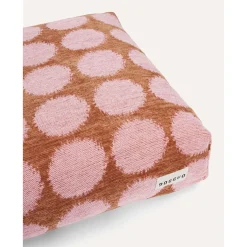 Dogguo Dot Bed - Hondenmatras - 105x65x15 cm Mokka Pink L
