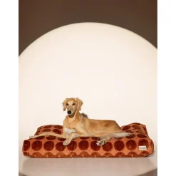Dogguo Dot Bed - Hondenmatras - 105x65x15 cm Mokka Bruin L