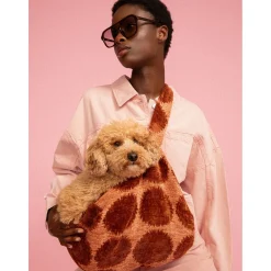 Dogguo Dot Carrier - Hondendraagtas - 60x20x22 cm Mokka Bruin One Size