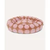 Dogguo Dot Round Bed - Hondenmatras - 75x75x25 cm Mokka Pink M