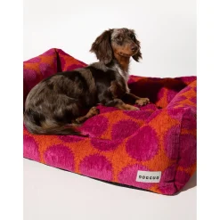 Dogguo Dot Sofa - Hondenmatras - 100x78x20 cm Oranje Magenta L