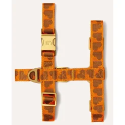 Dogguo Harness - Hondentuig - 24-38 cm Oranje Bruin S
