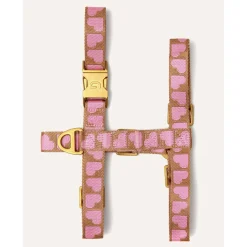 Dogguo Harness - Hondentuig - 20-34 cm Mokka Pink Xs