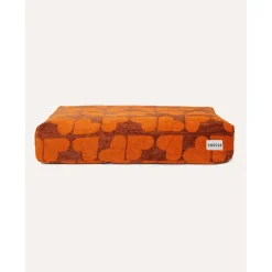 Dogguo Heart Bed - Hondenmatras - 105x65x15 cm Bruin Oranje L
