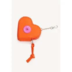 Dogguo Heart Poepzakjes Houder - Hondenriem - Ø10x3 cm Oranje Voor Honden