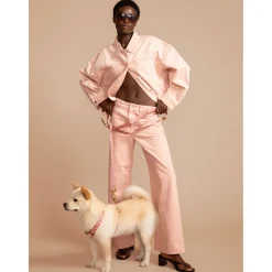 Dogguo Leash - Hondenriem - Mokka Pink M