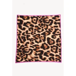 Dogguo Leo-Bandana - Hondenkleding - 55x55 cm Bruin Beige Zwart Voor Honden