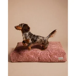 Dogguo Maze Bed - Hondenmatras - 125x75x15 cm Pink Mokka Xl