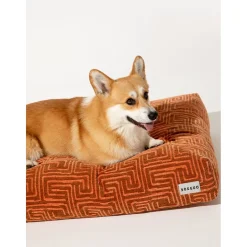Dogguo Maze Bed - Hondenmatras - 125x75x15 cm Bruin Abrikoos Xl