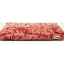 Dogguo Maze Bed - Hondenmatras - 125x75x15 cm Mokka Rood Xl