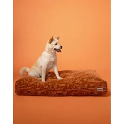 Dogguo Maze Bed - Hondenmatras - 85x55x15 cm Bruin Abrikoos M