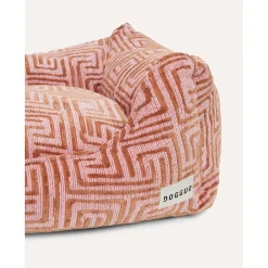 Dogguo Maze Sofa - Hondenmatras - 100x78x20 cm Pink Mokka L