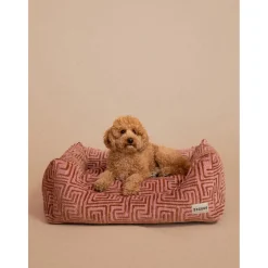 Dogguo Maze Sofa - Hondenmatras - 100x78x20 cm Pink Mokka L