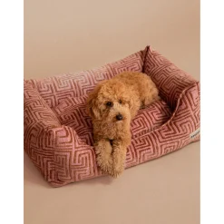 Dogguo Maze Sofa - Hondenmatras - 100x78x20 cm Pink Mokka L