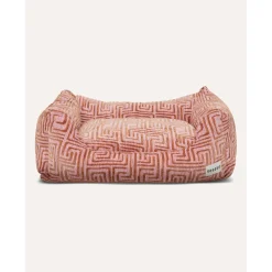 Dogguo Maze Sofa - Hondenmatras - 80x60x26 cm Pink Mokka M