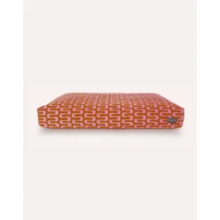 Dogguo Retro Wave Bed - Hondenmatras - 125x75x15 cm Roest Pink Xl