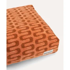 Dogguo Retro Wave  Bed - Hondenmatras - 125x75x15 cm Abrikoos Bruin Xl