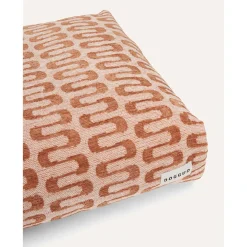 Dogguo Retro Wave  Bed - Hondenmatras - 105x65x15 cm Bruin Beige L