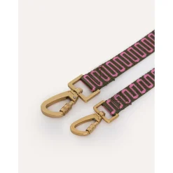 Dogguo Retro Wave Leash - Hondenriem - 200x2 cm Groen Pink S