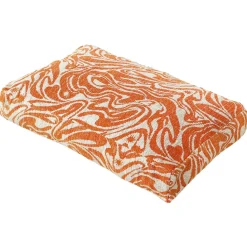 Dogguo Swirl Bed Beige&Oranje - Hondenmatras