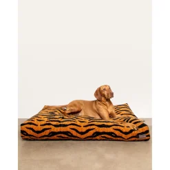 Dogguo Zebra Bed - Hondenmatras - 105x65x15 cm Roest Zwart L
