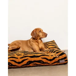 Dogguo Zebra Bed - Hondenmatras - 105x65x15 cm Roest Zwart L
