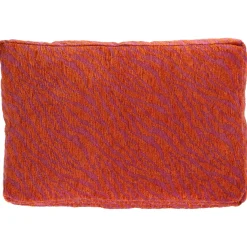 Dogguo Zebra Flat Bed - Hondenmatras - 60x40 cm Magenta Oranje S