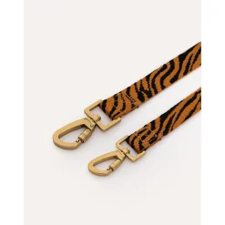 Dogguo Zebra Leash - Hondenriem - 200x2 cm Roest Zwart S
